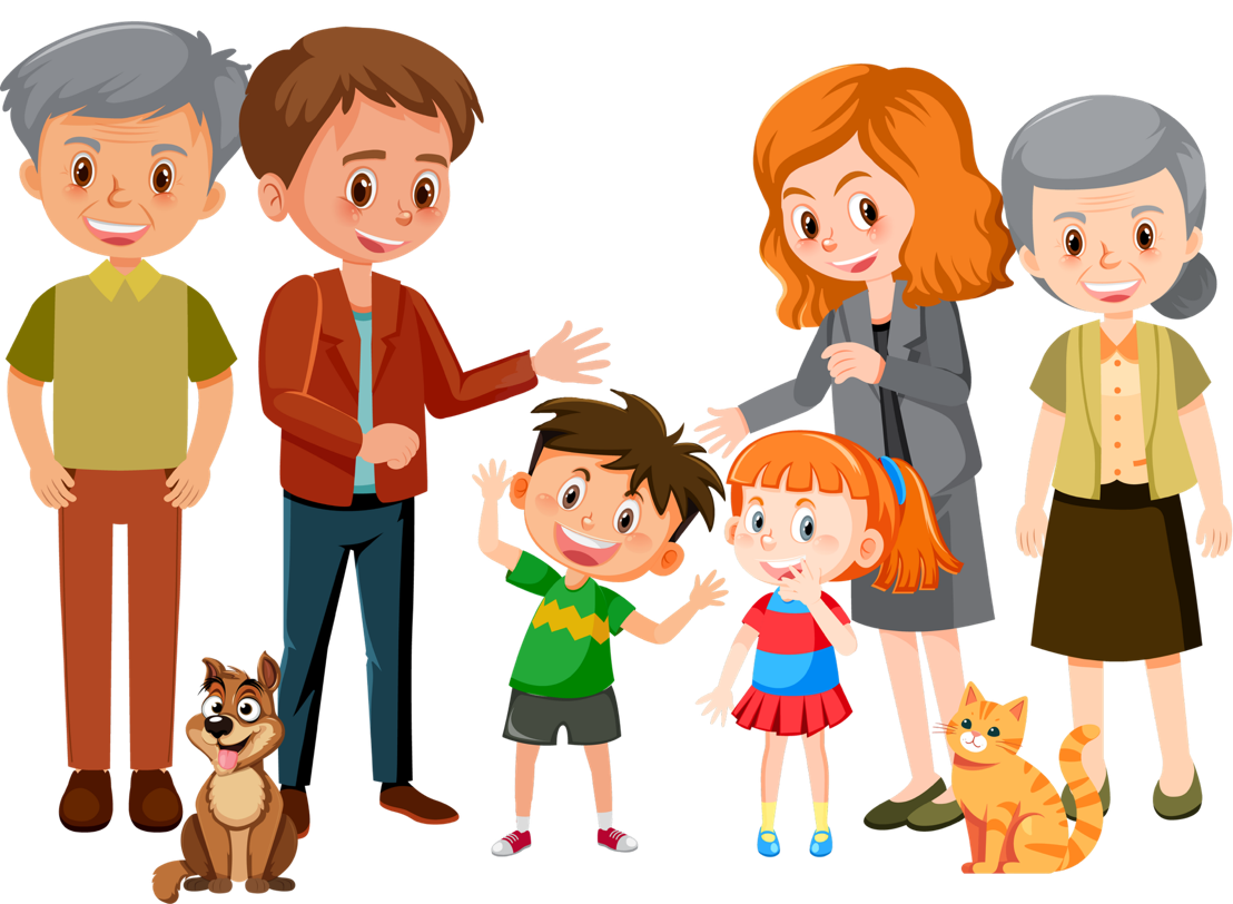 A multi-genrational family